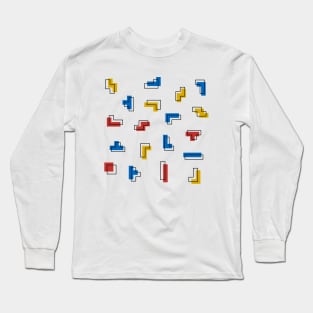 Tetris Bauhaus Long Sleeve T-Shirt